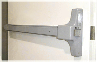 panic bar, emergency exit lock